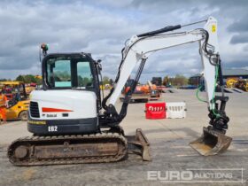 2017 Bobcat E62 6 Ton+ Excavators For Auction: Leeds, UK – 30th April, 1st, 2nd & 3rd May 25 full