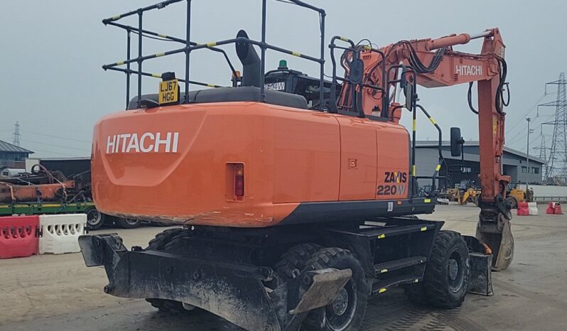 2017 Hitachi ZX220W-5B Wheeled Excavators For Auction: Leeds, UK – 30th April, 1st, 2nd & 3rd May 25 full