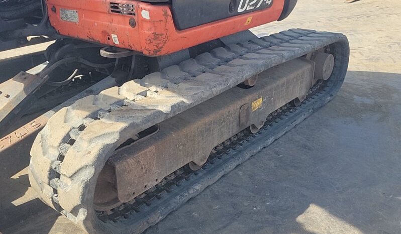 2016 Kubota U27-4 Mini Excavators For Auction: Leeds, UK – 30th April, 1st, 2nd & 3rd May 25 full