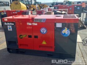 Unused 2025 Ashita Power AG3-50 Generators For Auction: Leeds, UK – 30th April, 1st, 2nd & 3rd May 25 full
