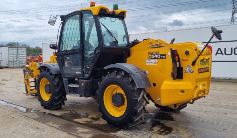 2019 JCB 540-140 Hi Viz Telehandlers For Auction: Leeds, UK – 30th April, 1st, 2nd & 3rd May 25 full