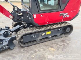 Unused 2024 Yanmar SV17VT Mini Excavators For Auction: Leeds, UK – 30th April, 1st, 2nd & 3rd May 25 full