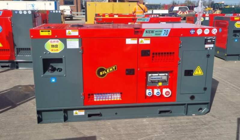 Unused 2025 Ashita Power AG3-70 Generators For Auction: Leeds, UK – 30th April, 1st, 2nd & 3rd May 25 full