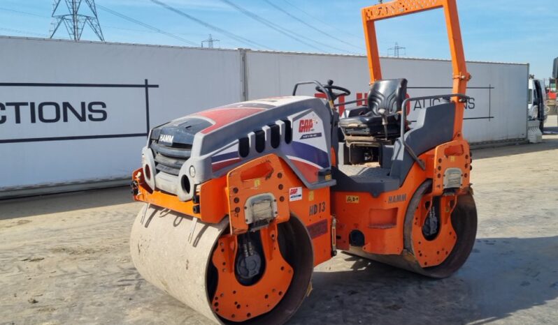 2016 Hamm HD13VV Rollers For Auction: Leeds, UK – 30th April, 1st, 2nd & 3rd May 25