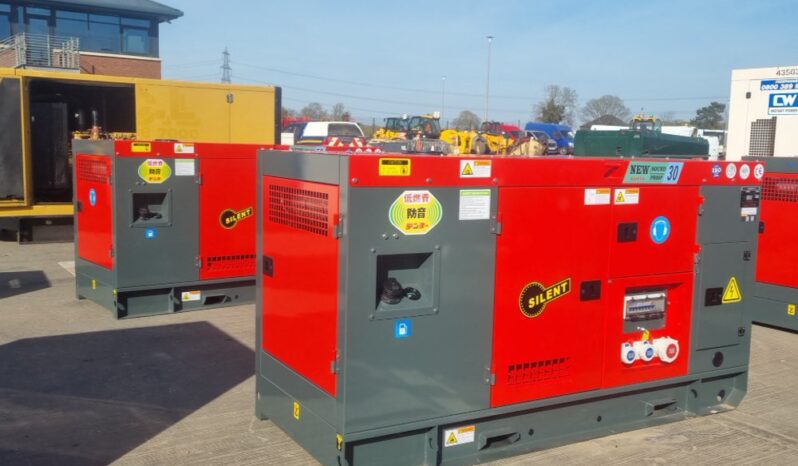 Unused 2025 Ashita Power AG3-30 Generators For Auction: Leeds, UK – 30th April, 1st, 2nd & 3rd May 25 full