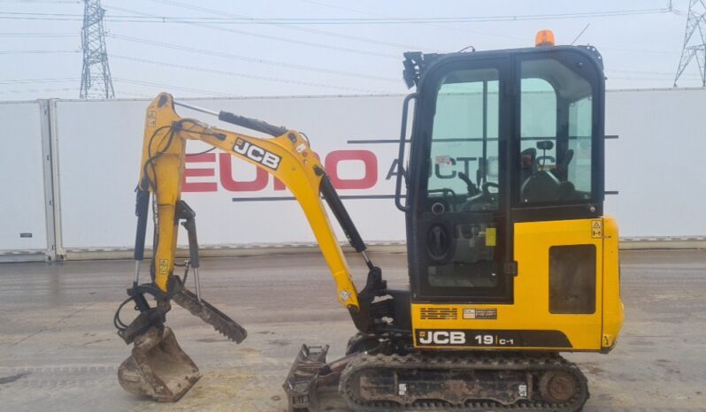 2019 JCB 19C-1 Mini Excavators For Auction: Leeds, UK – 30th April, 1st, 2nd & 3rd May 25 full