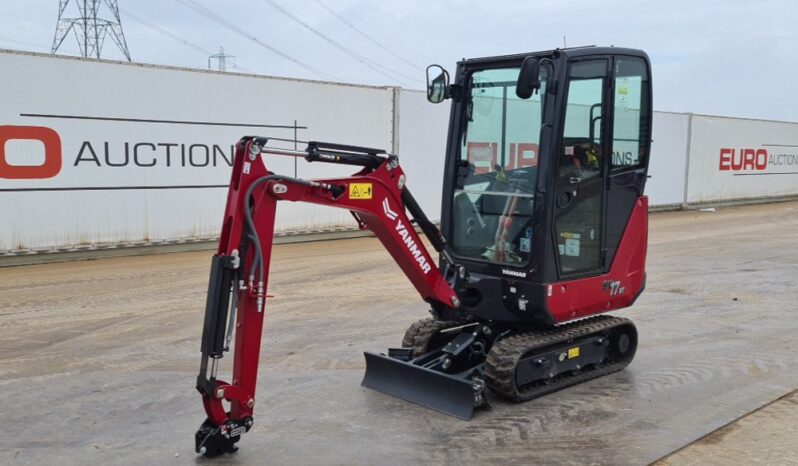 Unused 2024 Yanmar SV17VT Mini Excavators For Auction: Leeds, UK – 30th April, 1st, 2nd & 3rd May 25