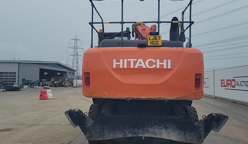 2017 Hitachi ZX220W-5B Wheeled Excavators For Auction: Leeds, UK – 30th April, 1st, 2nd & 3rd May 25 full