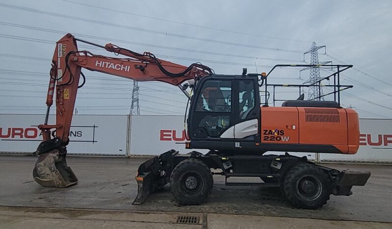 2017 Hitachi ZX220W-5B Wheeled Excavators For Auction: Leeds, UK – 30th April, 1st, 2nd & 3rd May 25 full