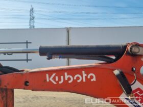 2016 Kubota KX016-4 Mini Excavators For Auction: Leeds, UK – 30th April, 1st, 2nd & 3rd May 25 full