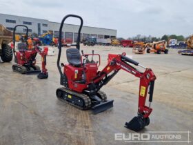 Unused Yanmar SV08-1C Micro Excavators For Auction: Leeds, UK – 30th April, 1st, 2nd & 3rd May 25 full