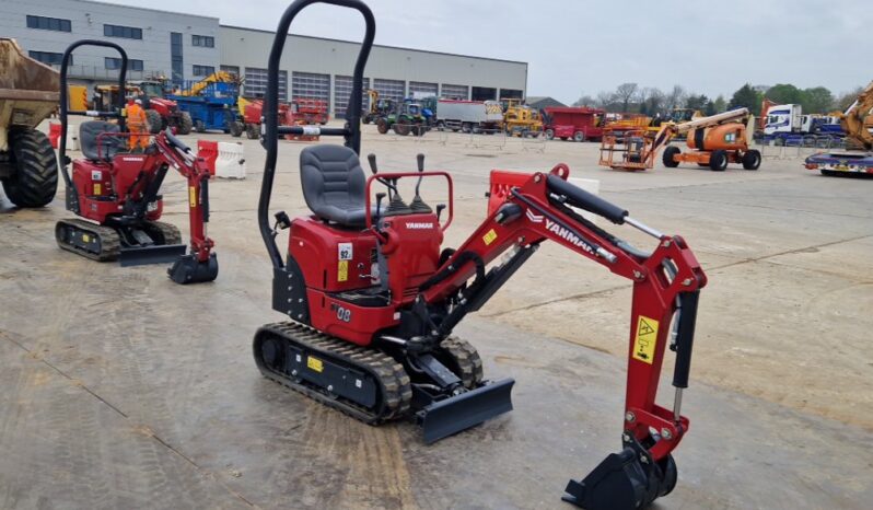 Unused Yanmar SV08-1C Micro Excavators For Auction: Leeds, UK – 30th April, 1st, 2nd & 3rd May 25 full