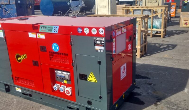 Unused 2025 Ashita Power AG3-80 Generators For Auction: Leeds, UK – 30th April, 1st, 2nd & 3rd May 25 full