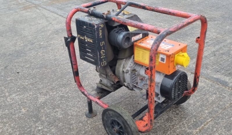 Belle 5kVA Generator, Lister Engine Generators For Auction: Leeds, UK – 30th April, 1st, 2nd & 3rd May 25 full