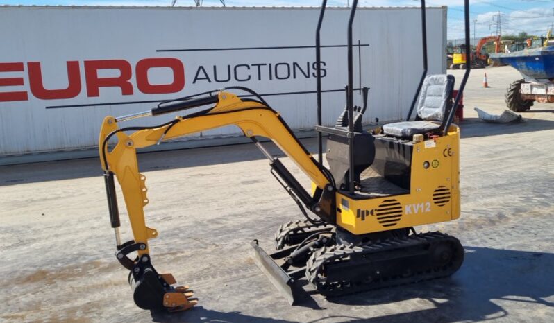 2024 JPC KV12 Micro Excavators For Auction: Leeds, UK – 30th April, 1st, 2nd & 3rd May 25