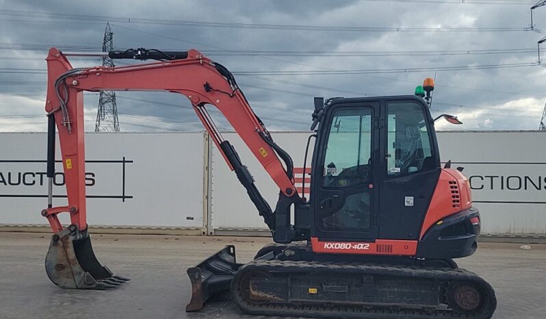 2021 Kubota KX080-4A2 6 Ton+ Excavators For Auction: Leeds, UK – 30th April, 1st, 2nd & 3rd May 25 full