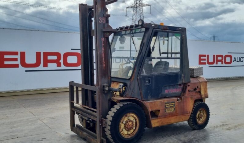 Mitsubishi FD35 Forklifts For Auction: Leeds, UK – 30th April, 1st, 2nd & 3rd May 25