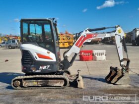2020 Bobcat E26 Mini Excavators For Auction: Leeds, UK – 30th April, 1st, 2nd & 3rd May 25 full