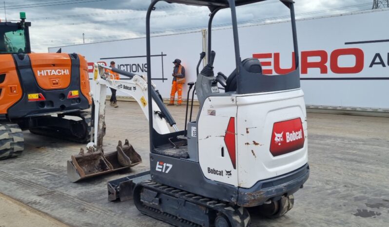 2019 Bobcat E17 Mini Excavators For Auction: Leeds, UK – 30th April, 1st, 2nd & 3rd May 25 full