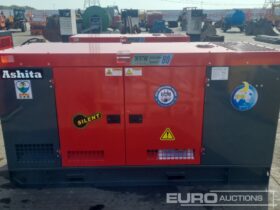 Unused 2025 Ashita Power AG3-80 Generators For Auction: Leeds, UK – 30th April, 1st, 2nd & 3rd May 25