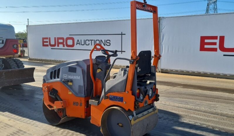 2018 Hamm HD8VV Rollers For Auction: Leeds, UK – 30th April, 1st, 2nd & 3rd May 25 full