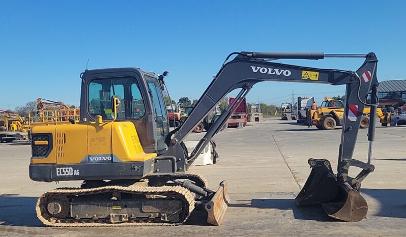 2020 Volvo EC55DAG Mini Excavators For Auction: Leeds, UK – 30th April, 1st, 2nd & 3rd May 25 full