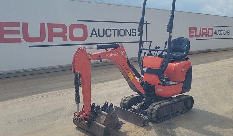 2018 Kubota K008-3 Micro Excavators For Auction: Leeds, UK – 30th April, 1st, 2nd & 3rd May 25