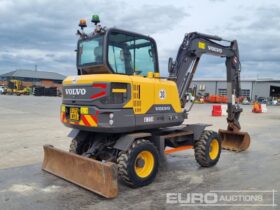 2022 Volvo EW60E Wheeled Excavators For Auction: Leeds, UK – 30th April, 1st, 2nd & 3rd May 25 full