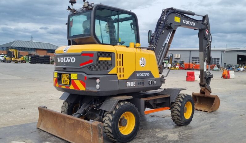 2022 Volvo EW60E Wheeled Excavators For Auction: Leeds, UK – 30th April, 1st, 2nd & 3rd May 25 full