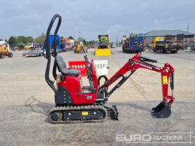 Unused Yanmar SV08-1C Micro Excavators For Auction: Leeds, UK – 30th April, 1st, 2nd & 3rd May 25 full