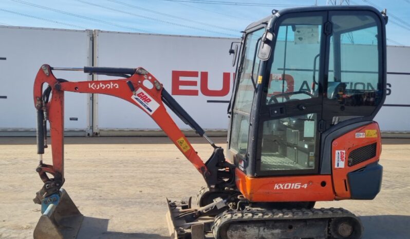 2016 Kubota KX016-4 Mini Excavators For Auction: Leeds, UK – 30th April, 1st, 2nd & 3rd May 25 full