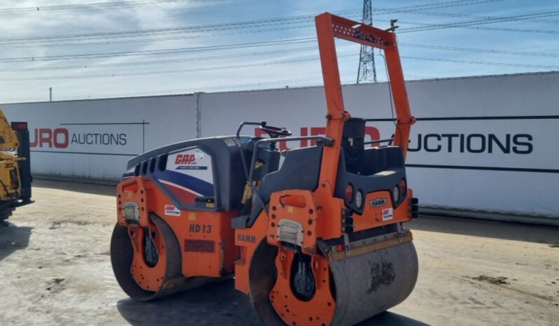 2016 Hamm HD13VV Rollers For Auction: Leeds, UK – 30th April, 1st, 2nd & 3rd May 25 full