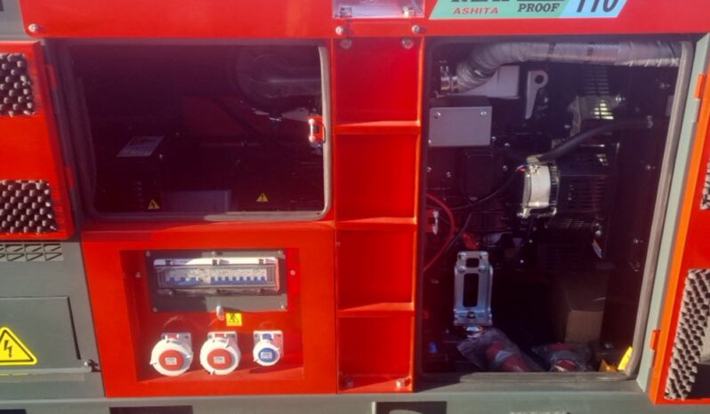 Unused 2025 Ashita Power AG3-110 Generators For Auction: Leeds, UK – 30th April, 1st, 2nd & 3rd May 25 full