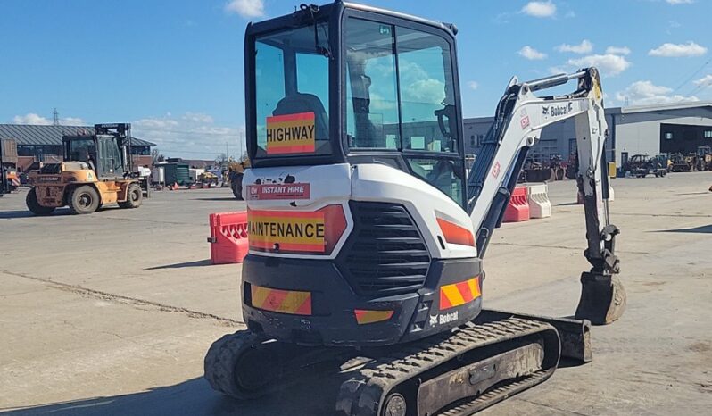 2020 Bobcat E27Z Mini Excavators For Auction: Leeds, UK – 30th April, 1st, 2nd & 3rd May 25 full