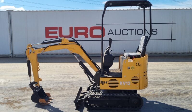 2024 JPC KV12 Micro Excavators For Auction: Leeds, UK – 30th April, 1st, 2nd & 3rd May 25 full