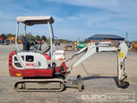 2021 Takeuchi TB216 Mini Excavators For Auction: Leeds, UK – 30th April, 1st, 2nd & 3rd May 25 full