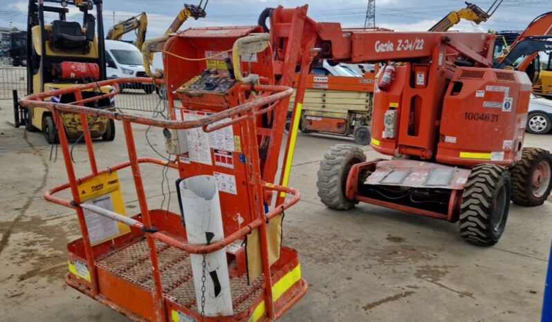2010 Genie Z34/22 Manlifts For Auction: Leeds, UK – 30th April, 1st, 2nd & 3rd May 25 full