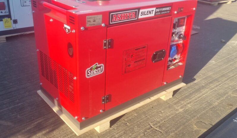 Unused 2024 Ashita Power DG11000SE3 Generators For Auction: Leeds, UK – 30th April, 1st, 2nd & 3rd May 25