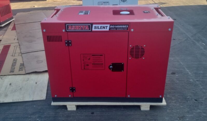 Unused 2024 Ashita Power DG14000SE3 Generators For Auction: Leeds, UK – 30th April, 1st, 2nd & 3rd May 25 full