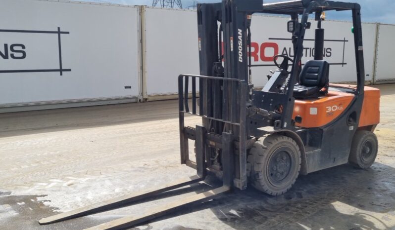 2018 Doosan D30GP Forklifts For Auction: Leeds, UK – 30th April, 1st, 2nd & 3rd May 25