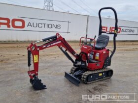 Unused Yanmar SV08-1C Micro Excavators For Auction: Leeds, UK – 30th April, 1st, 2nd & 3rd May 25