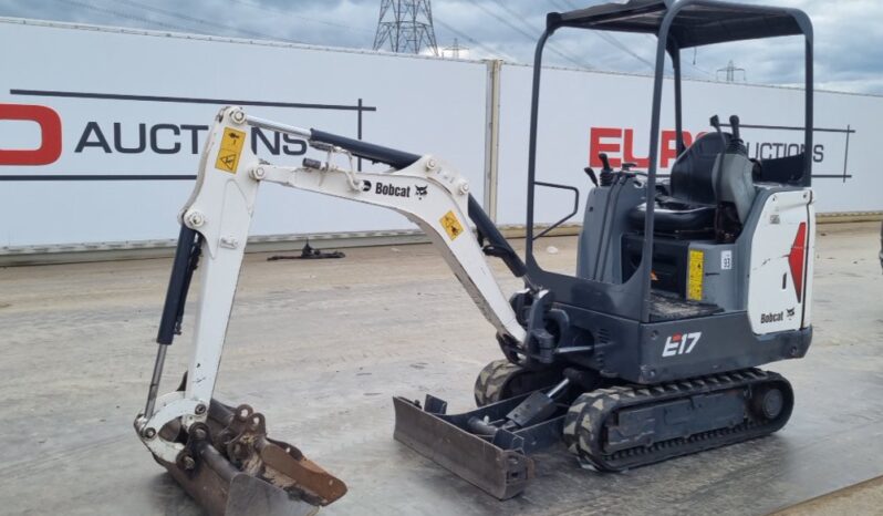 2019 Bobcat E17 Mini Excavators For Auction: Leeds, UK – 30th April, 1st, 2nd & 3rd May 25