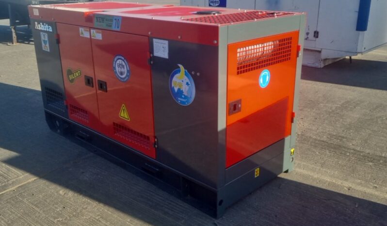 Unused 2025 Ashita Power AG3-70 Generators For Auction: Leeds, UK – 30th April, 1st, 2nd & 3rd May 25 full