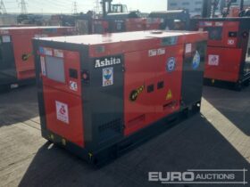 Unused 2025 Ashita Power AG3-30 Generators For Auction: Leeds, UK – 30th April, 1st, 2nd & 3rd May 25
