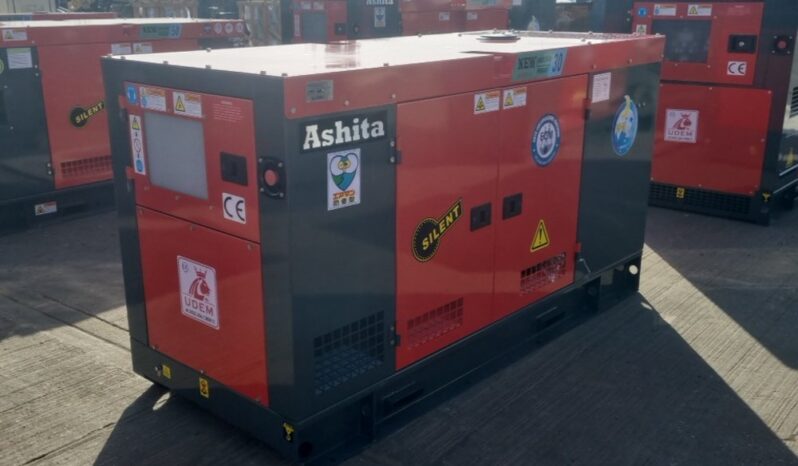 Unused 2025 Ashita Power AG3-30 Generators For Auction: Leeds, UK – 30th April, 1st, 2nd & 3rd May 25