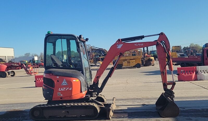 2016 Kubota U27-4 Mini Excavators For Auction: Leeds, UK – 30th April, 1st, 2nd & 3rd May 25 full