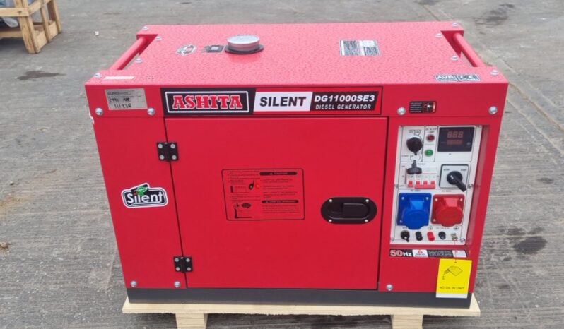 Unused 2024 Ashita Power DG11000SE3 Generators For Auction: Leeds, UK – 30th April, 1st, 2nd & 3rd May 25 full