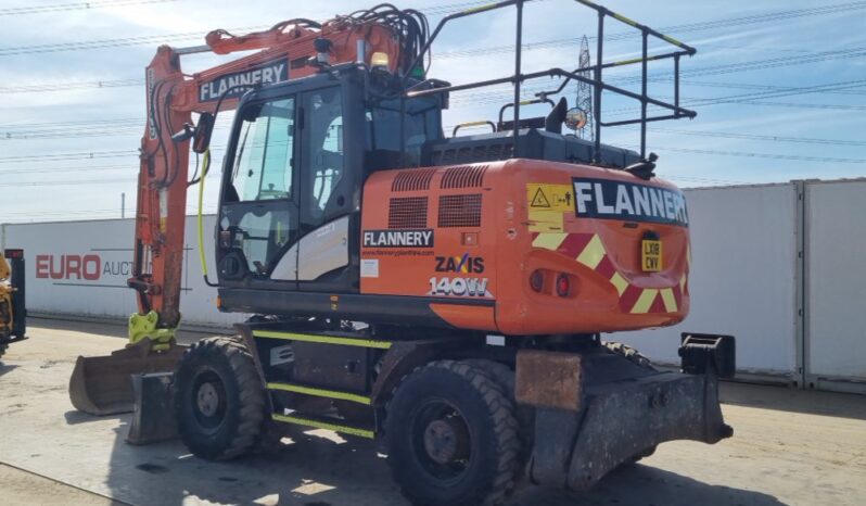 2018 Hitachi ZX140W-6 Wheeled Excavators For Auction: Leeds, UK – 30th April, 1st, 2nd & 3rd May 25 full