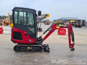 Unused 2024 Yanmar SV17VT Mini Excavators For Auction: Leeds, UK – 30th April, 1st, 2nd & 3rd May 25 full