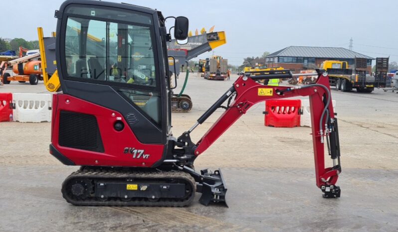 Unused 2024 Yanmar SV17VT Mini Excavators For Auction: Leeds, UK – 30th April, 1st, 2nd & 3rd May 25 full
